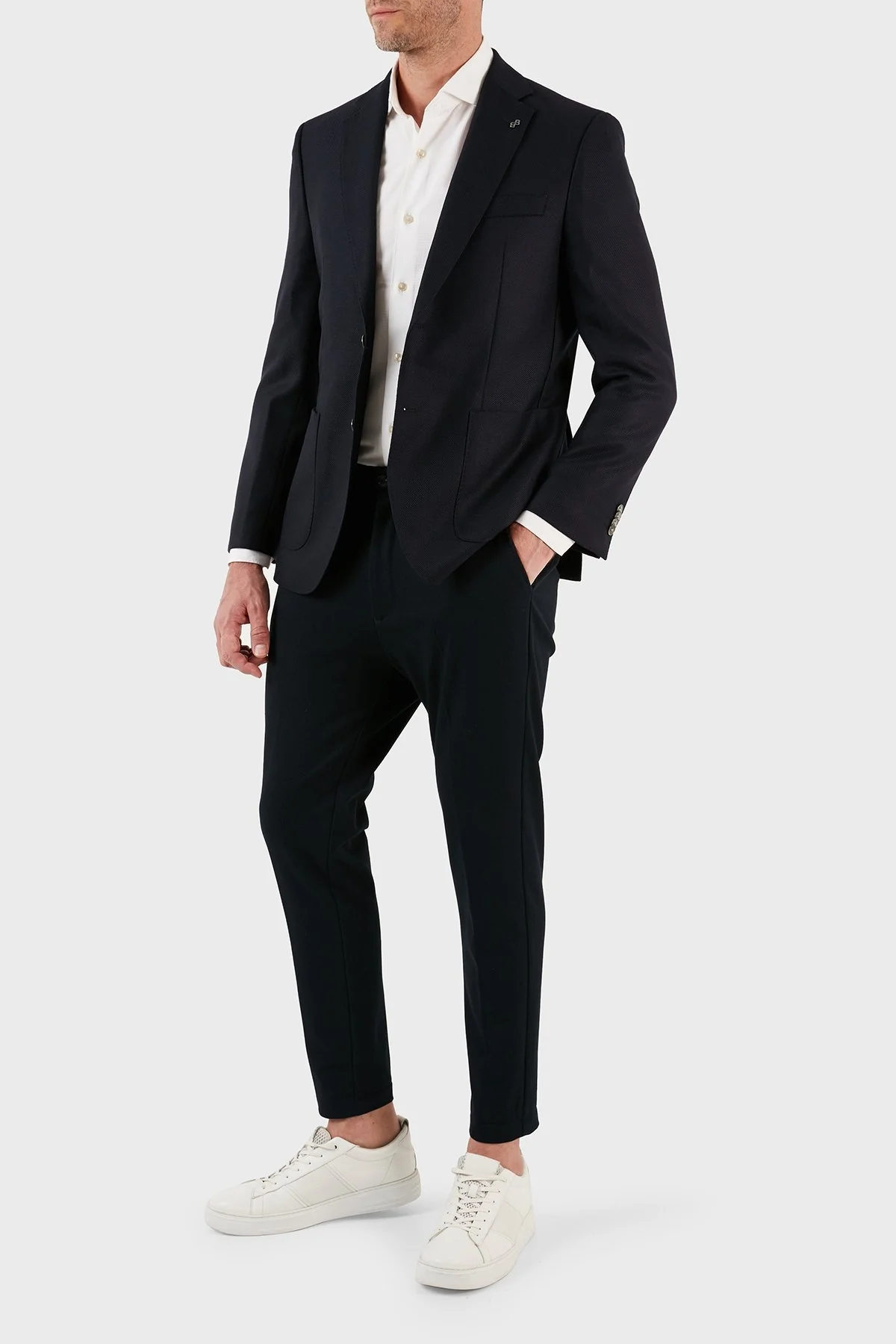 Boss % 100 Yün Düğmeli Cepli Regular Fit Erkek Ceket 50497256 404 MAVİ - 2