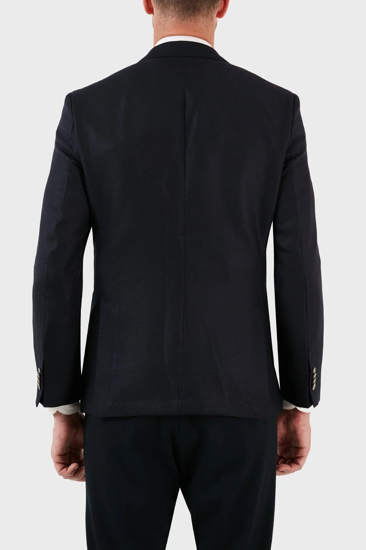 Boss % 100 Yün Düğmeli Cepli Regular Fit Erkek Ceket 50497256 404 MAVİ - 5