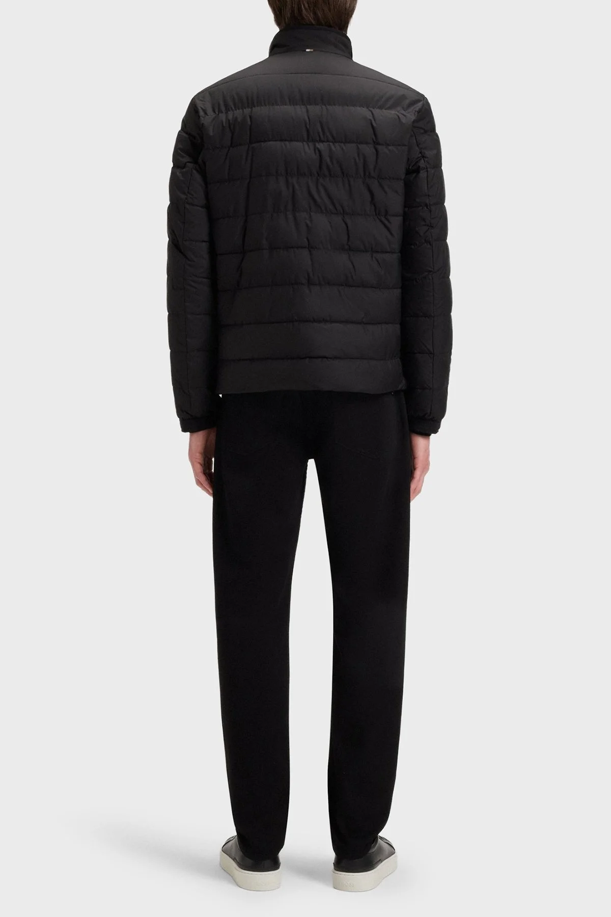 Boss Astarlı Kapitoneli Regular Fit Dik Yaka Şişme Erkek Mont 50519237 001 SİYAH - 3