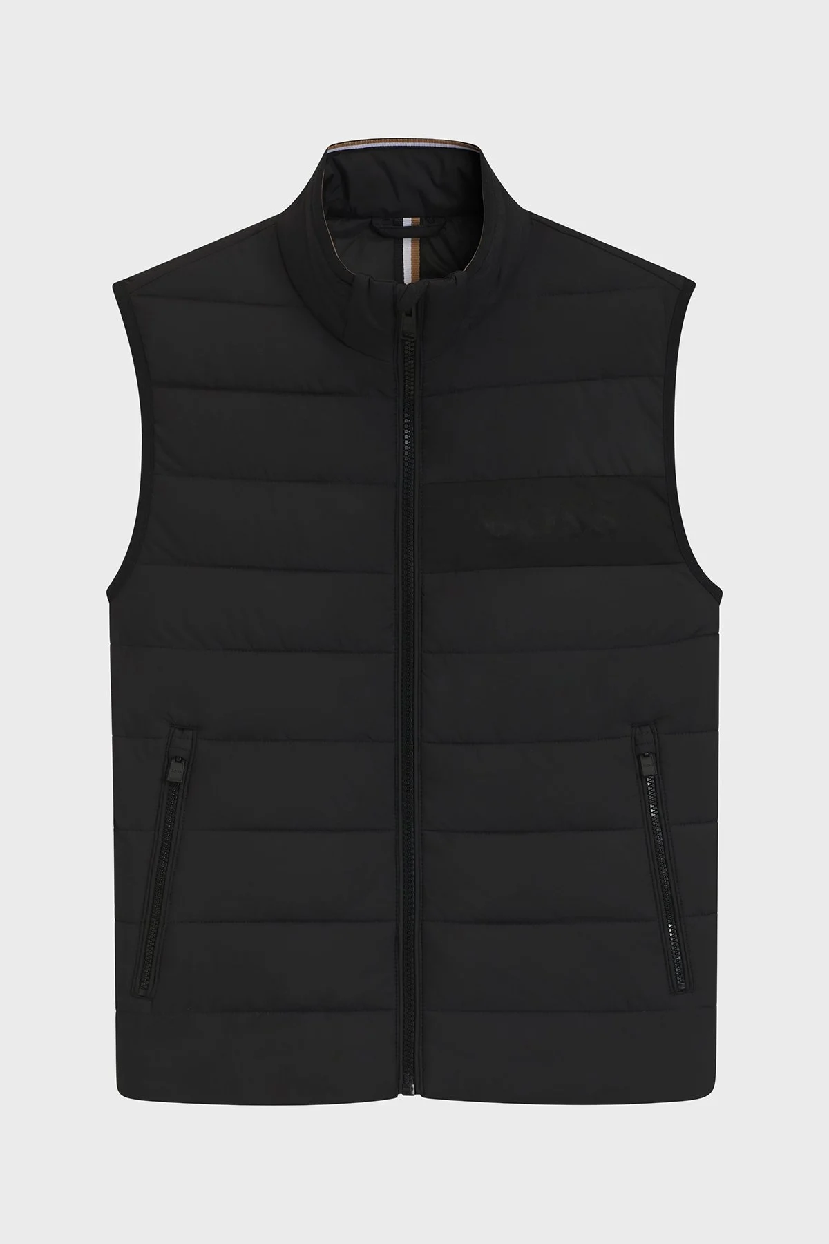 Boss Astarlı Kapitoneli Regular Fit Dik Yaka Şişme Erkek Yelek 50518375 001 SİYAH - 6