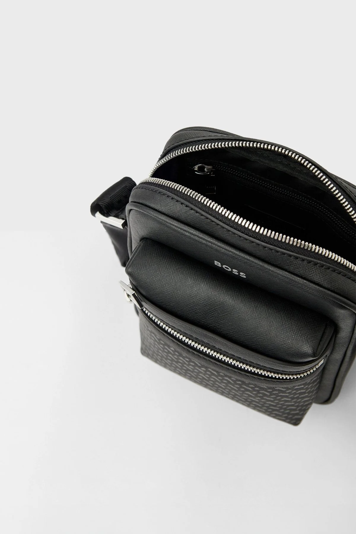 Boss Ayarlanabilir Omuz Askılı Erkek Çanta 50516764 001 SİYAH - 5