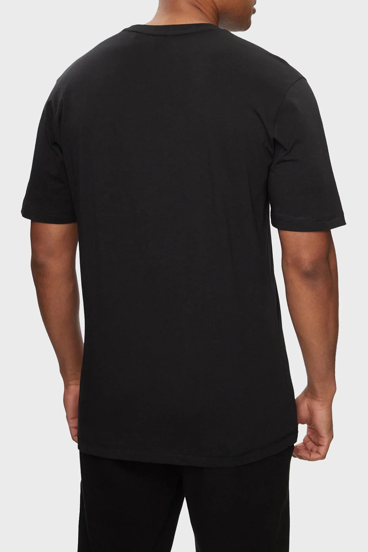 Boss Baskılı % 100 Pamuk Regular Fit Bisiklet Yaka Erkek T Shirt 50510223 001 SİYAH - 3
