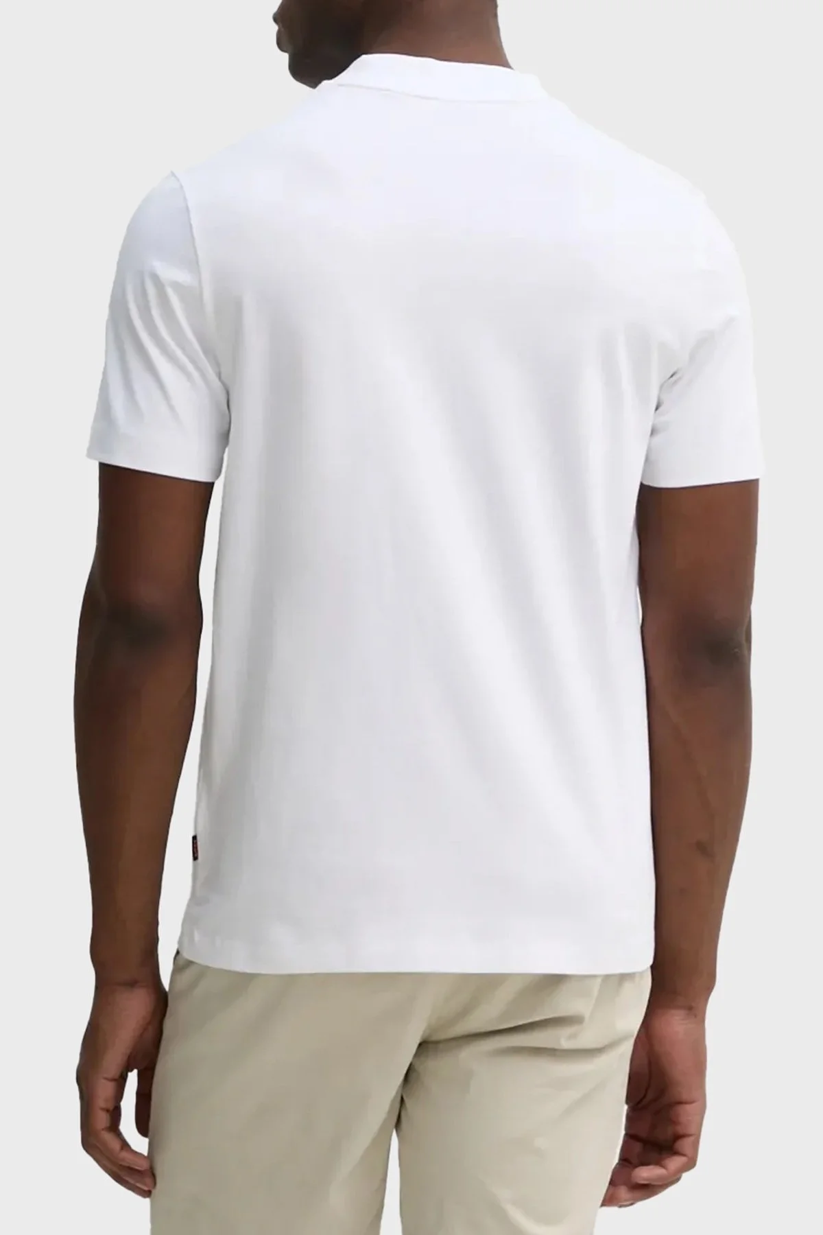 Boss Baskılı % 100 Pamuk Regular Fit Bisiklet Yaka Erkek T Shirt 50539196 100 BEYAZ - 3