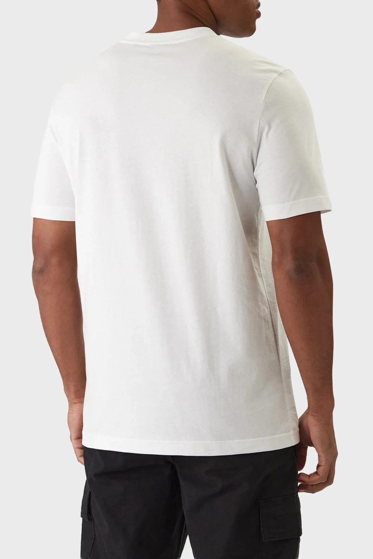 Boss Baskılı Pamuklu Regular Fit Bisiklet Yaka Erkek T Shirt 50558965 100 BEYAZ - 3