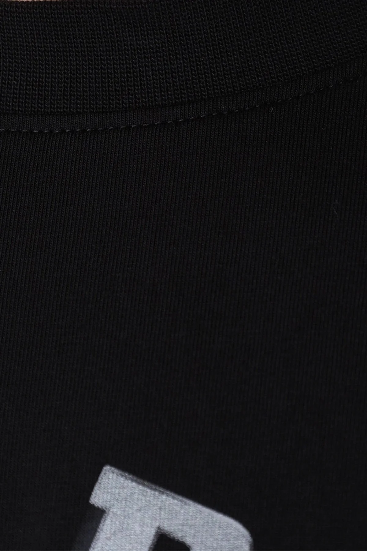 Boss Baskılı Streç Pamuklu Relaxed Fit Bisiklet Yaka Erkek T Shirt 50510816 001 SİYAH - 4