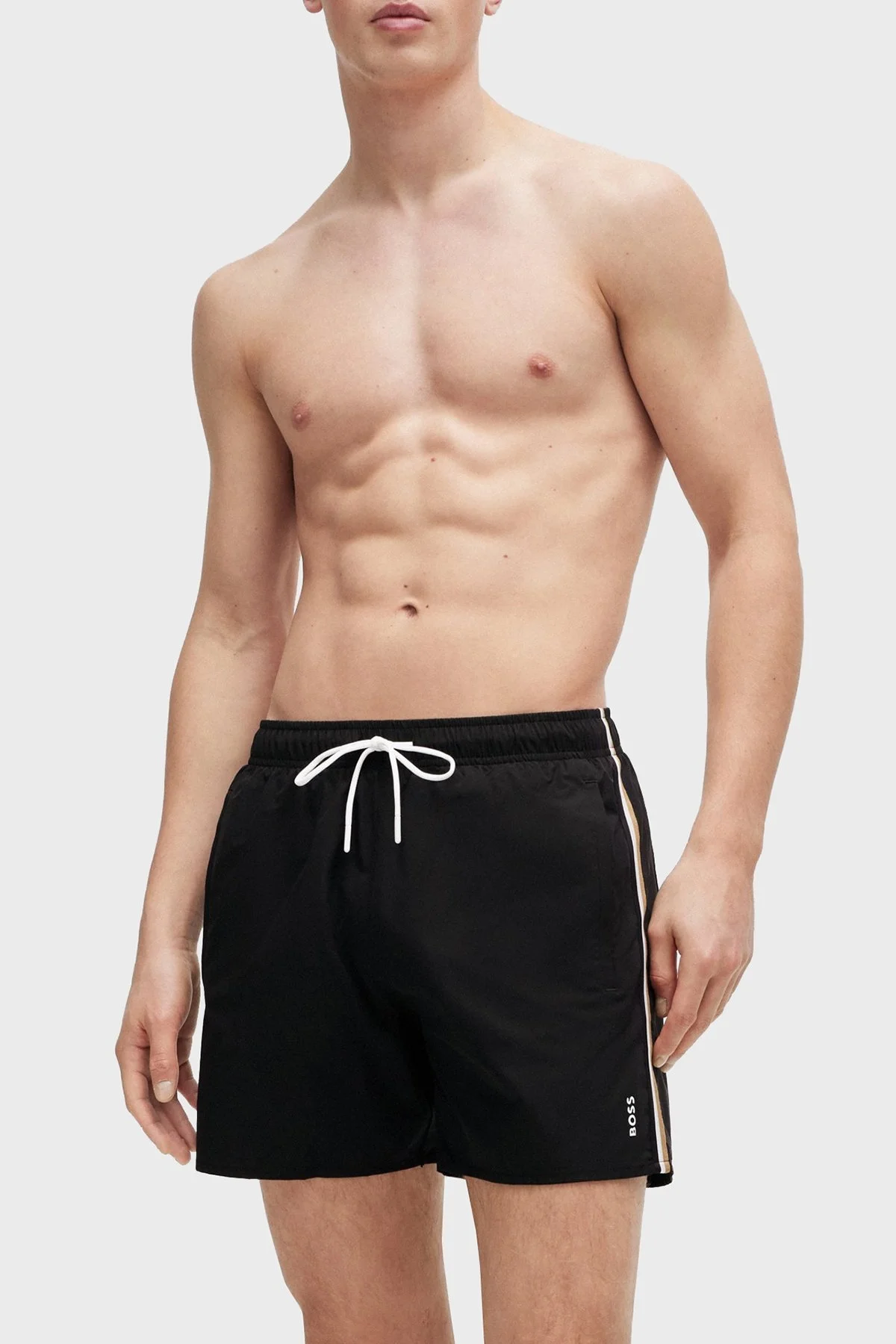 Boss Belden Bağlamalı Cepli Erkek Mayo Short 50491594 001 SİYAH - 1