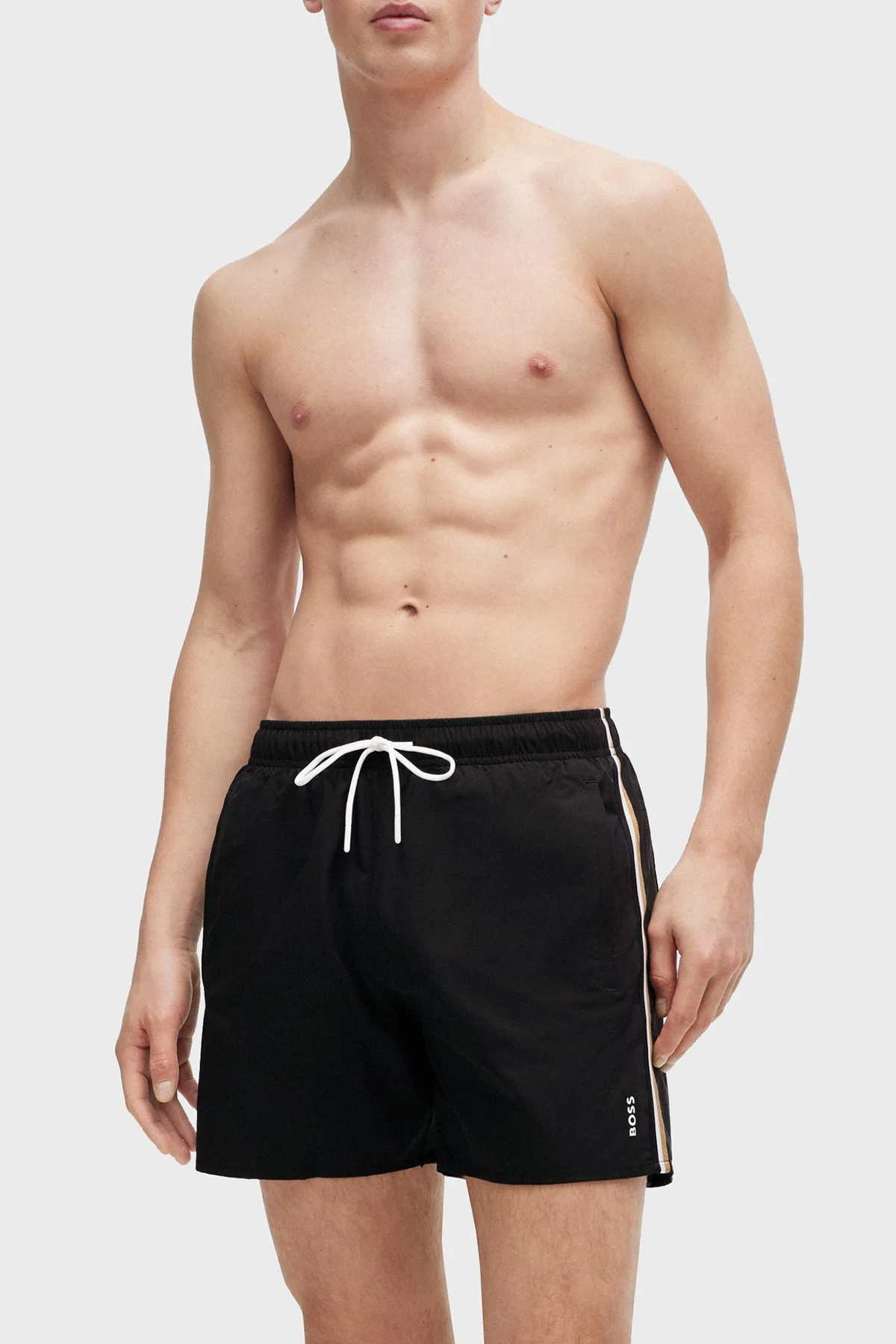 Boss Belden Bağlamalı Cepli Erkek Mayo Short 50491594 001 SİYAH - 1