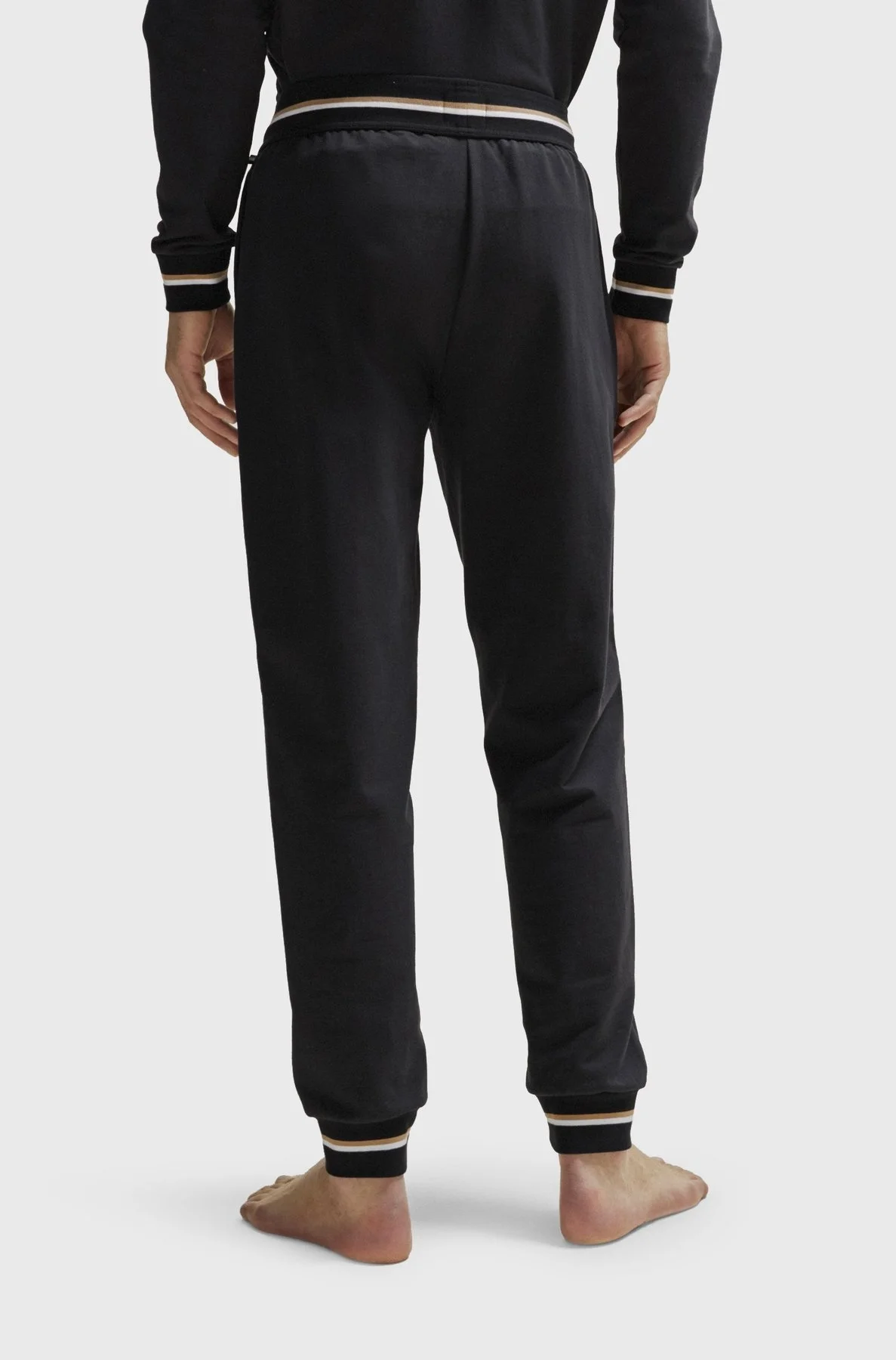 Boss Belden Bağlamalı Pamuklu Regular Fit Erkek Pantolon 50510852 001 SİYAH - 8