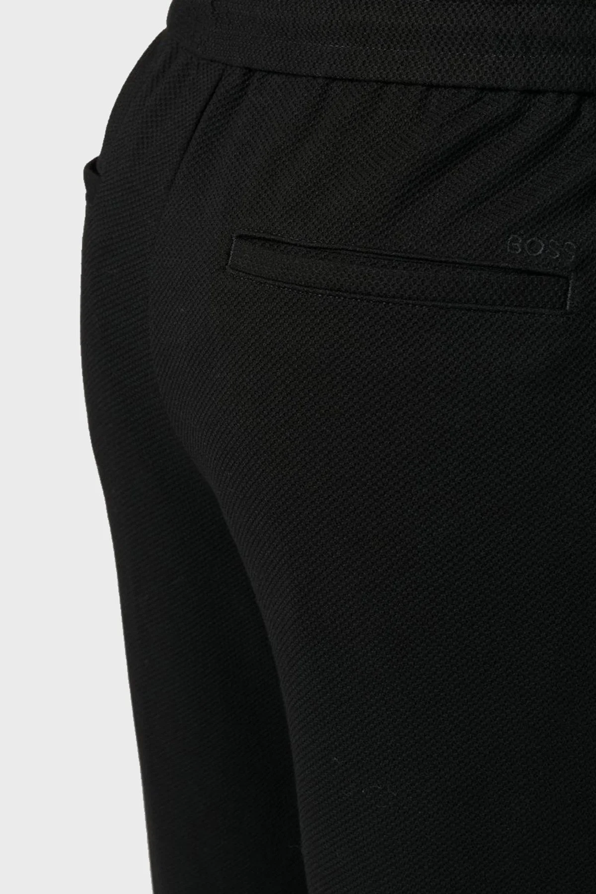 Boss Belden Bağlamalı Slim Fit Chino Erkek Pantolon 50478223 001 SİYAH - 4