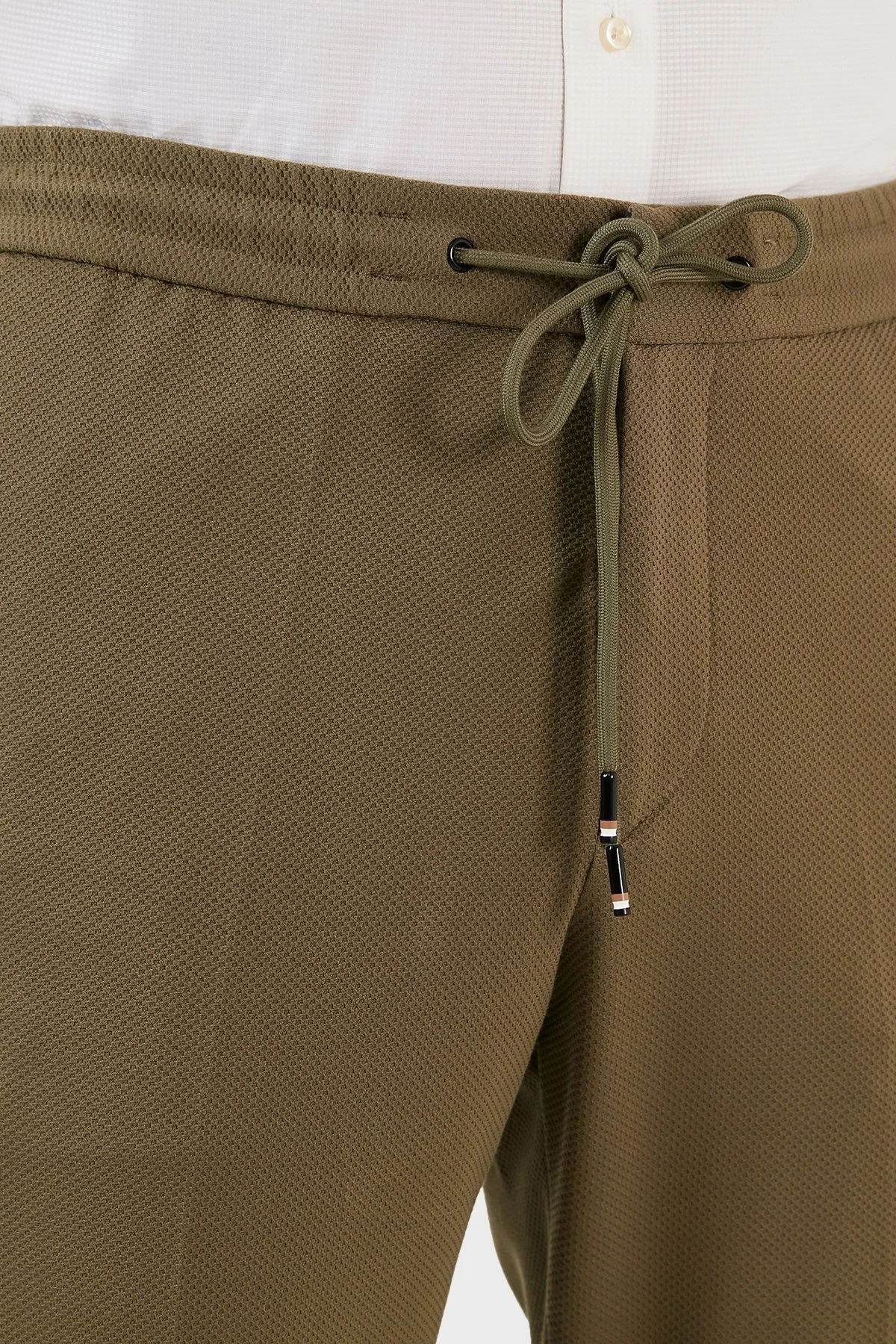 Boss Belden Bağlamalı Slim Fit Chino Erkek Pantolon 50478223 377 YEŞİL - 5