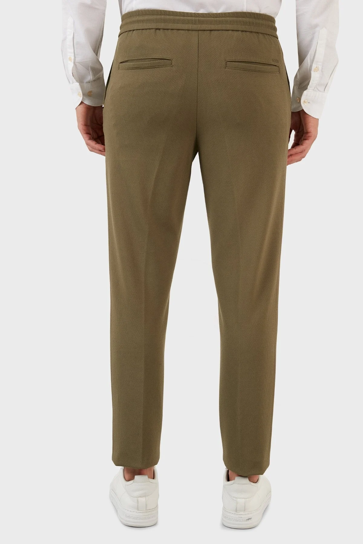 Boss Belden Bağlamalı Slim Fit Chino Erkek Pantolon 50478223 377 YEŞİL - 6