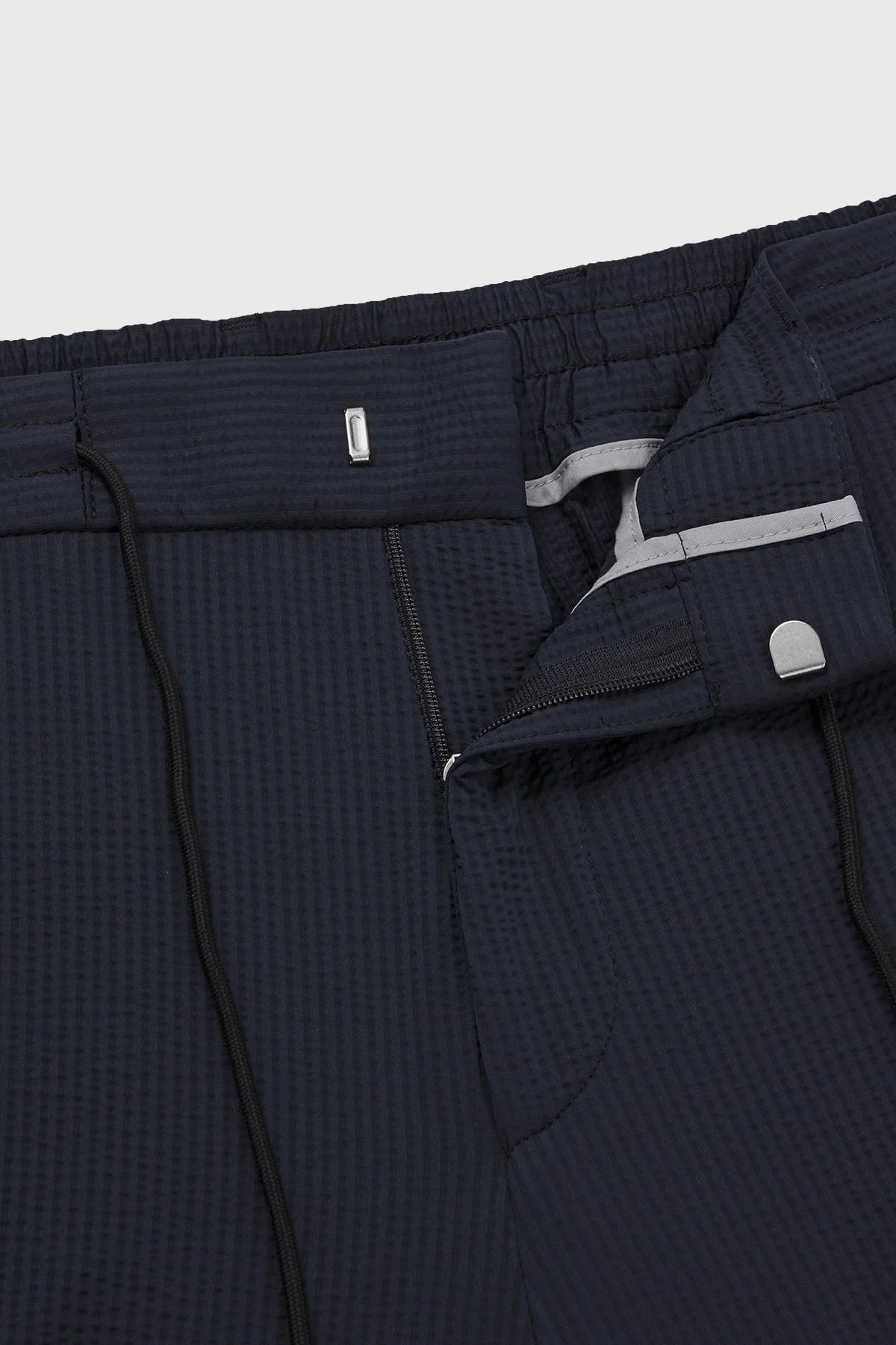 Boss Belden Bağlamalı Streç Gofre Kumaştan Slim Fit Erkek Pantolon 50514608 404 LACİVERT - 3