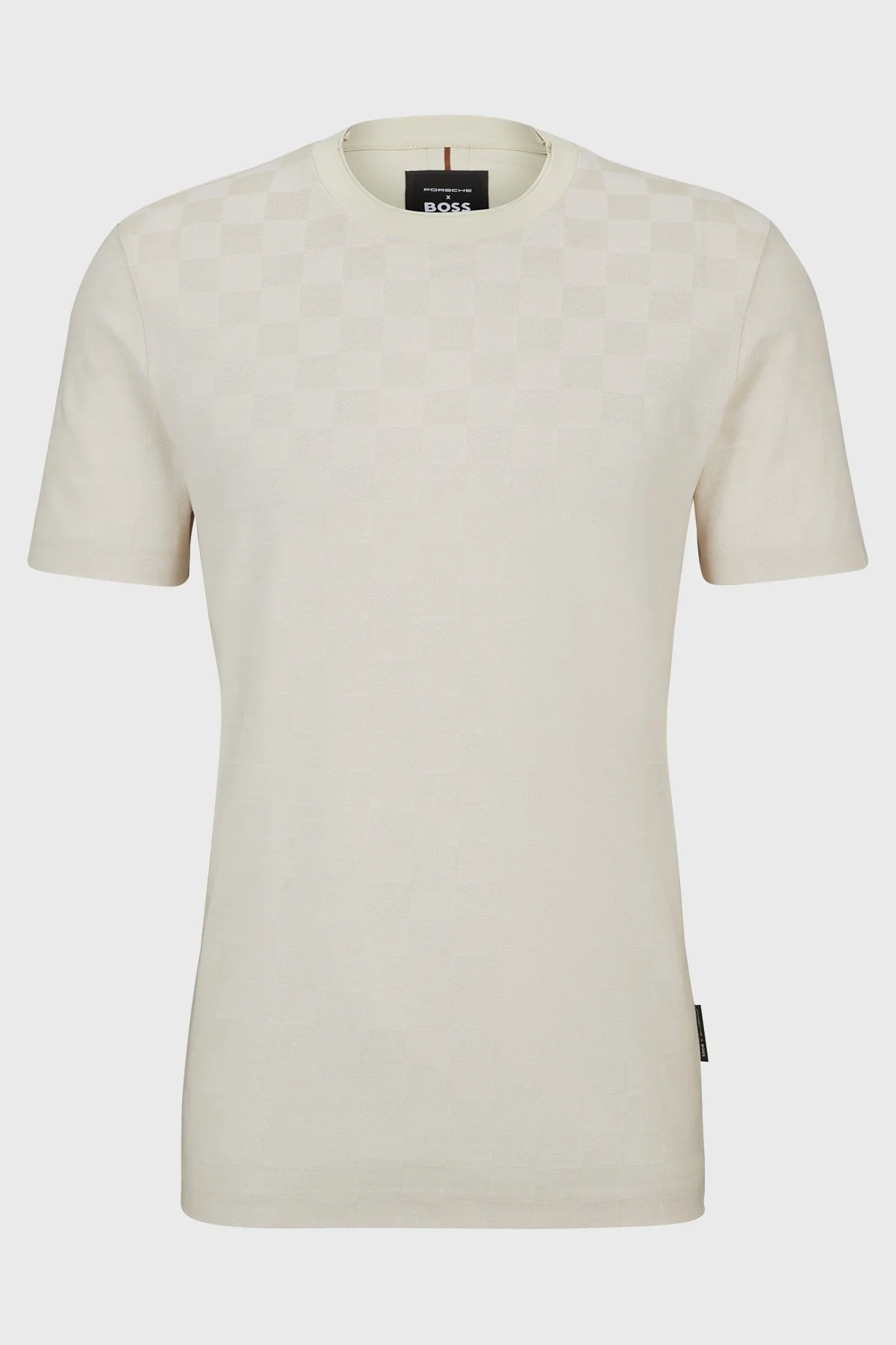 Boss Bisiklet Yaka Regular Fit Pamuklu Erkek T Shirt 50507786 131 BEJ - 5