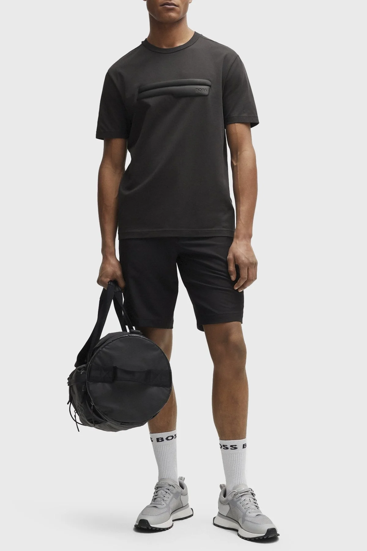 Boss Bisiklet Yaka Regular Fit Pamuklu Erkek T Shirt 50513004 016 SİYAH - 3