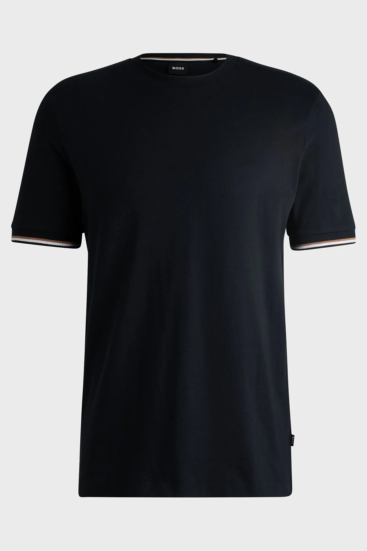 Boss Bisiklet Yaka Regular Fit Pamuklu Jarse Erkek T Shirt 50501097 404 LACİVERT - 5