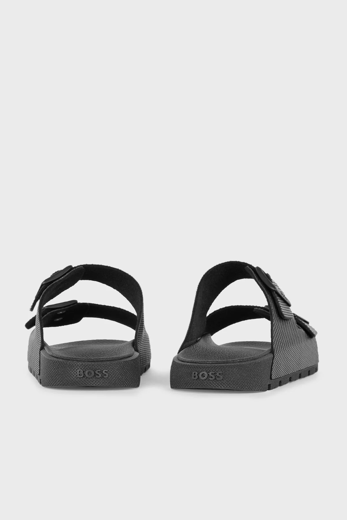 Boss Çift Bantlı Erkek Terlik 50466376 001 SİYAH - 5