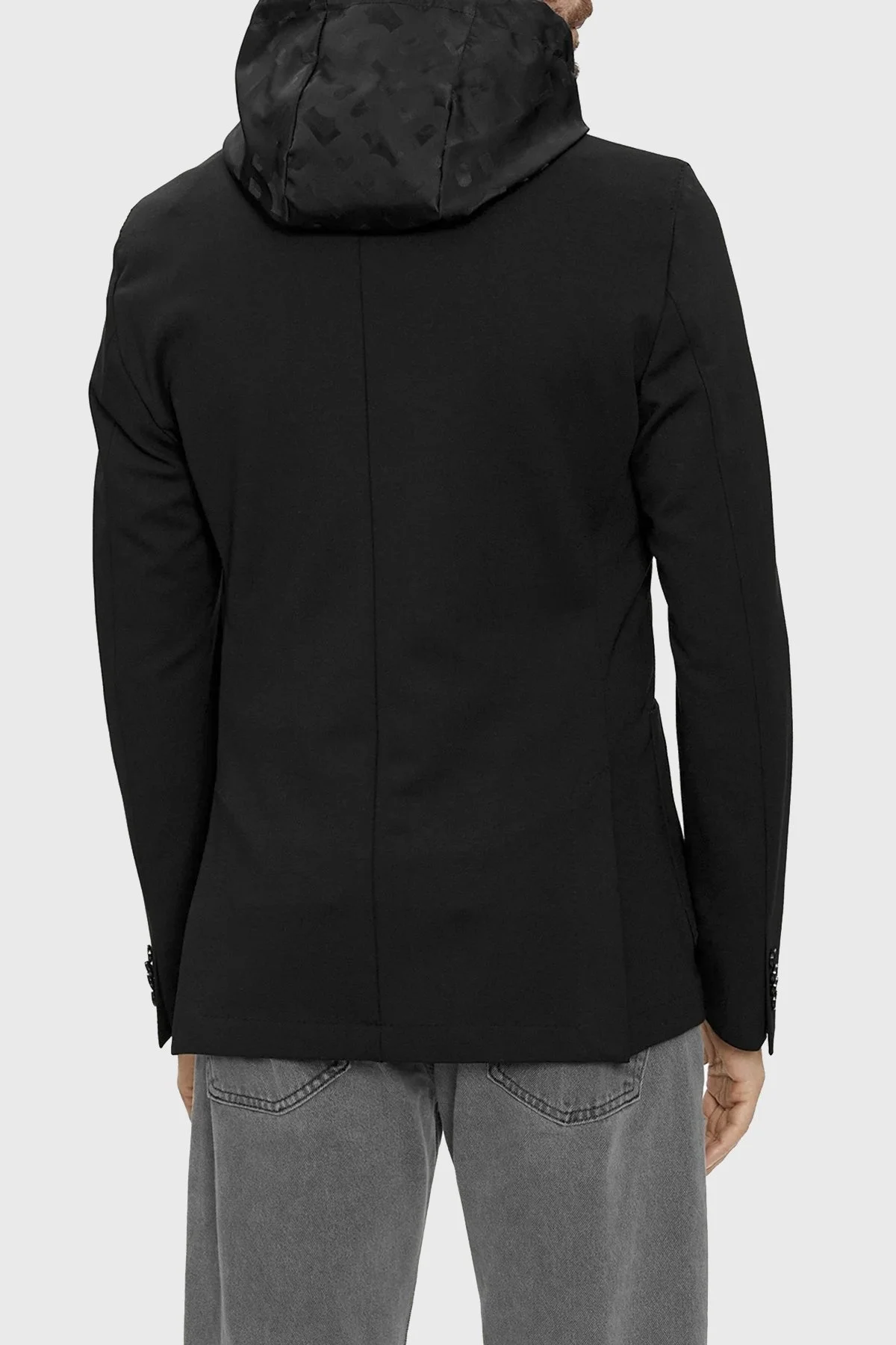 Boss Çıkarılabilir İç Kapüşonlu Slim Fit Erkek Ceket 50509529 001 SİYAH - 2