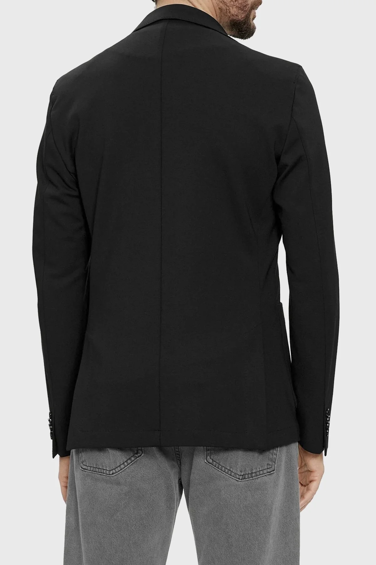 Boss Çıkarılabilir İç Kapüşonlu Slim Fit Erkek Ceket 50509529 001 SİYAH - 4