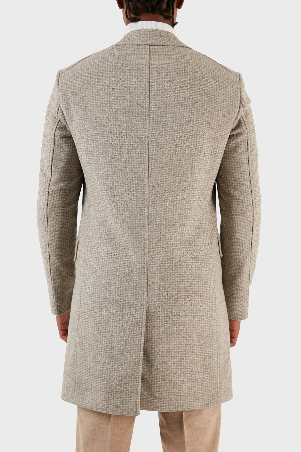 Boss Çıkarılabilir İç Panelli Yün Karışımlı Slim Fit Erkek Kaban 50502320 131 BEJ - 5