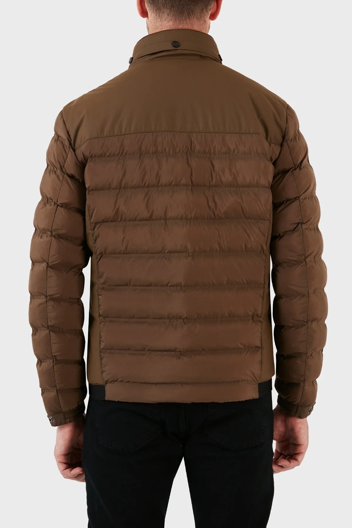 Boss Çıkarılabilir Kapüşonlu Fermuarlı Cepli Şişme Erkek Mont 50493673 361 AÇIK YEŞİL - 6