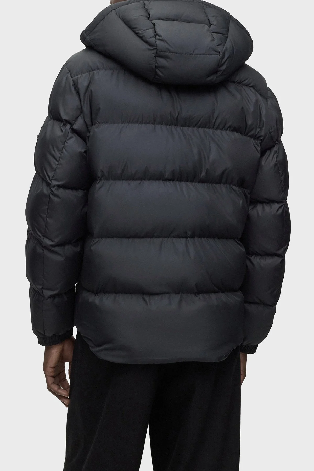 Boss Çıkarılabilir Kapüşonlu Su İtici Comfort Fit Erkek Mont 50497836 001 SİYAH - 3