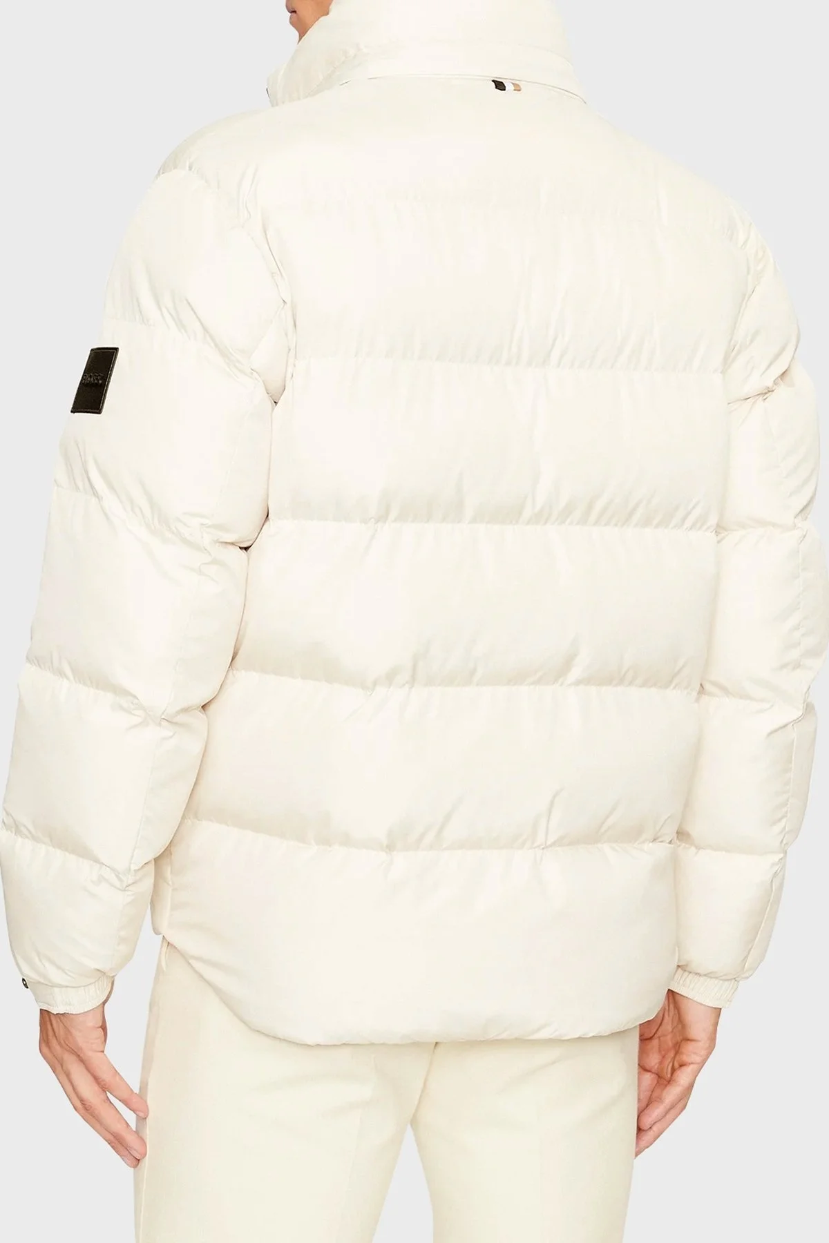 Boss Çıkarılabilir Kapüşonlu Su İtici Comfort Fit Erkek Mont 50497836 131 EKRU - 2