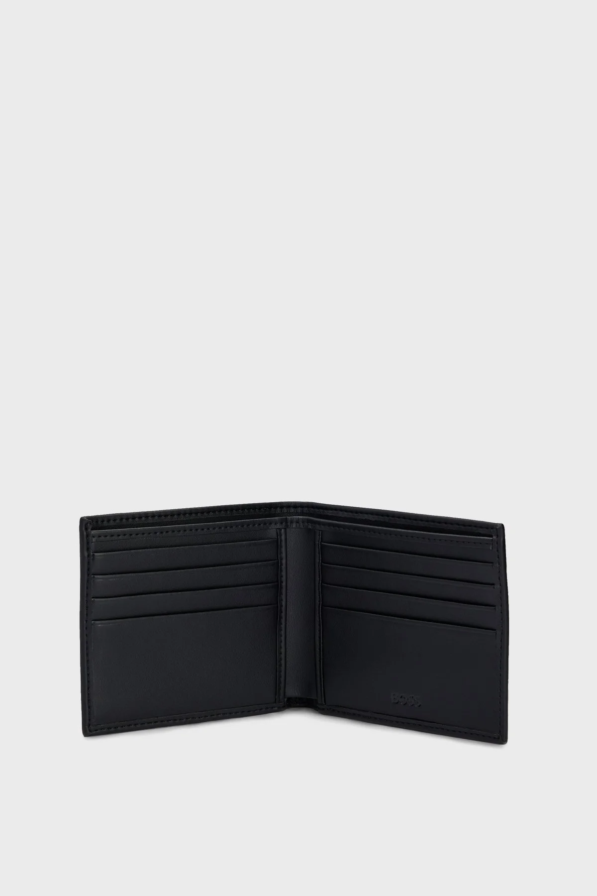 Boss Delikli İmza Şeritli Erkek Cüzdan 50492017 001 SİYAH - 2