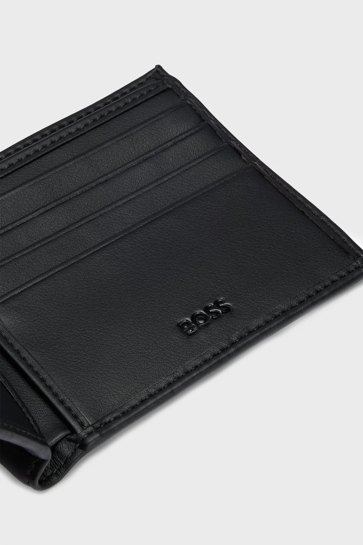 Boss Delikli İmza Şeritli Erkek Cüzdan 50492017 001 SİYAH - 3
