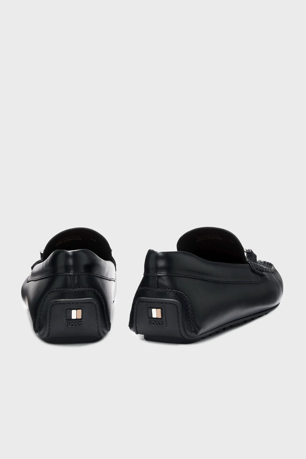 Boss Deri Aksesuar Detaylı Loafer Erkek Ayakkabı 50548100 001 SİYAH - 5