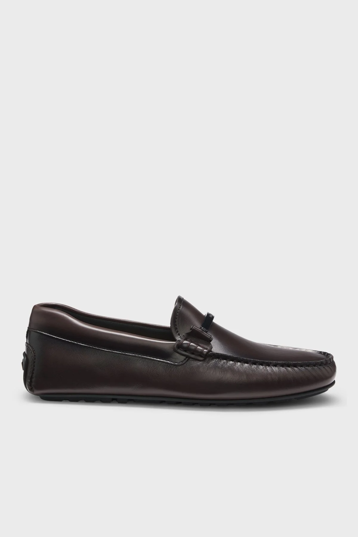 Boss Deri Aksesuar Detaylı Loafer Erkek Ayakkabı 50548100 205 Kahve - 1