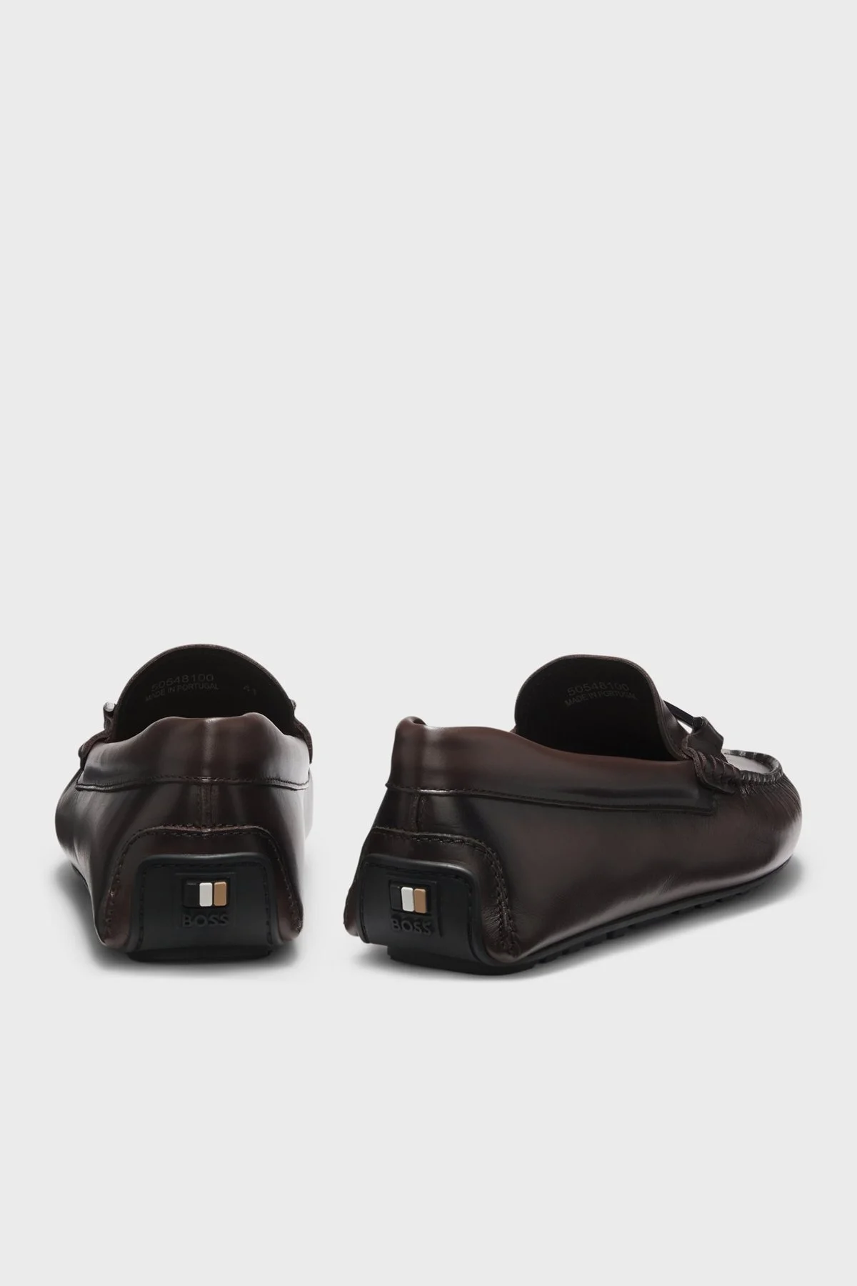 Boss Deri Aksesuar Detaylı Loafer Erkek Ayakkabı 50548100 205 Kahve - 5