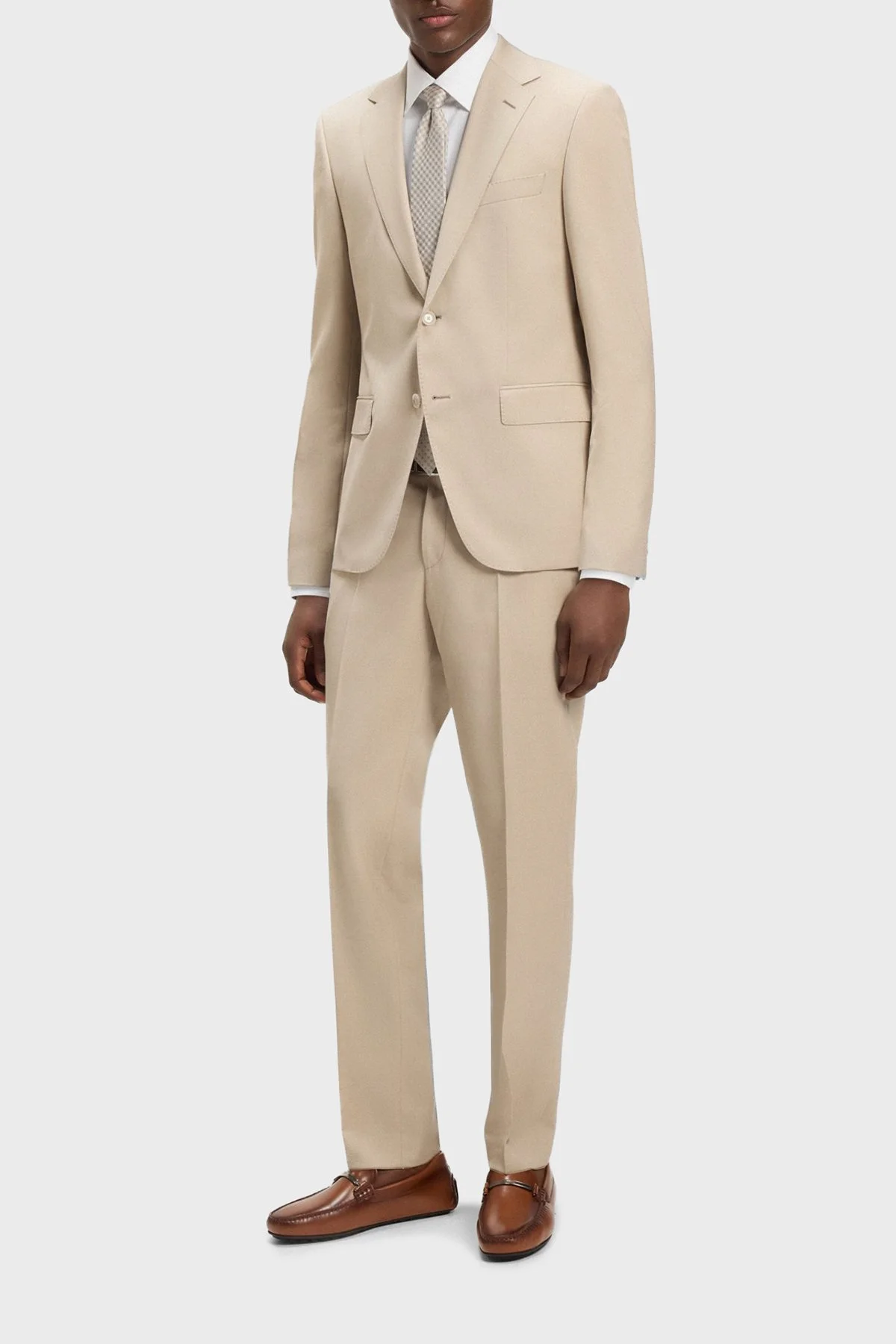 Boss Deri Aksesuar Detaylı Loafer Erkek Ayakkabı 50548100 210 KAHVE - 2