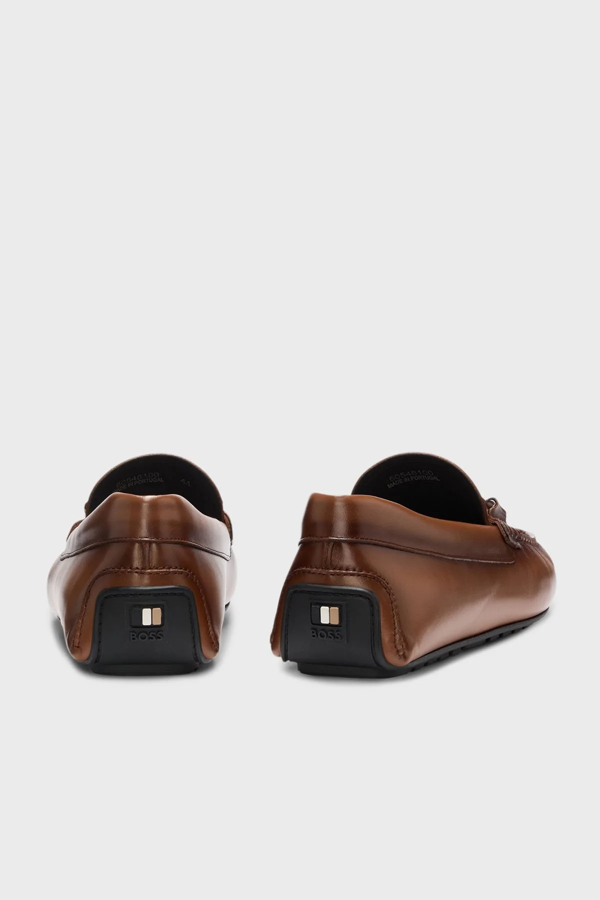 Boss Deri Aksesuar Detaylı Loafer Erkek Ayakkabı 50548100 210 KAHVE - 5