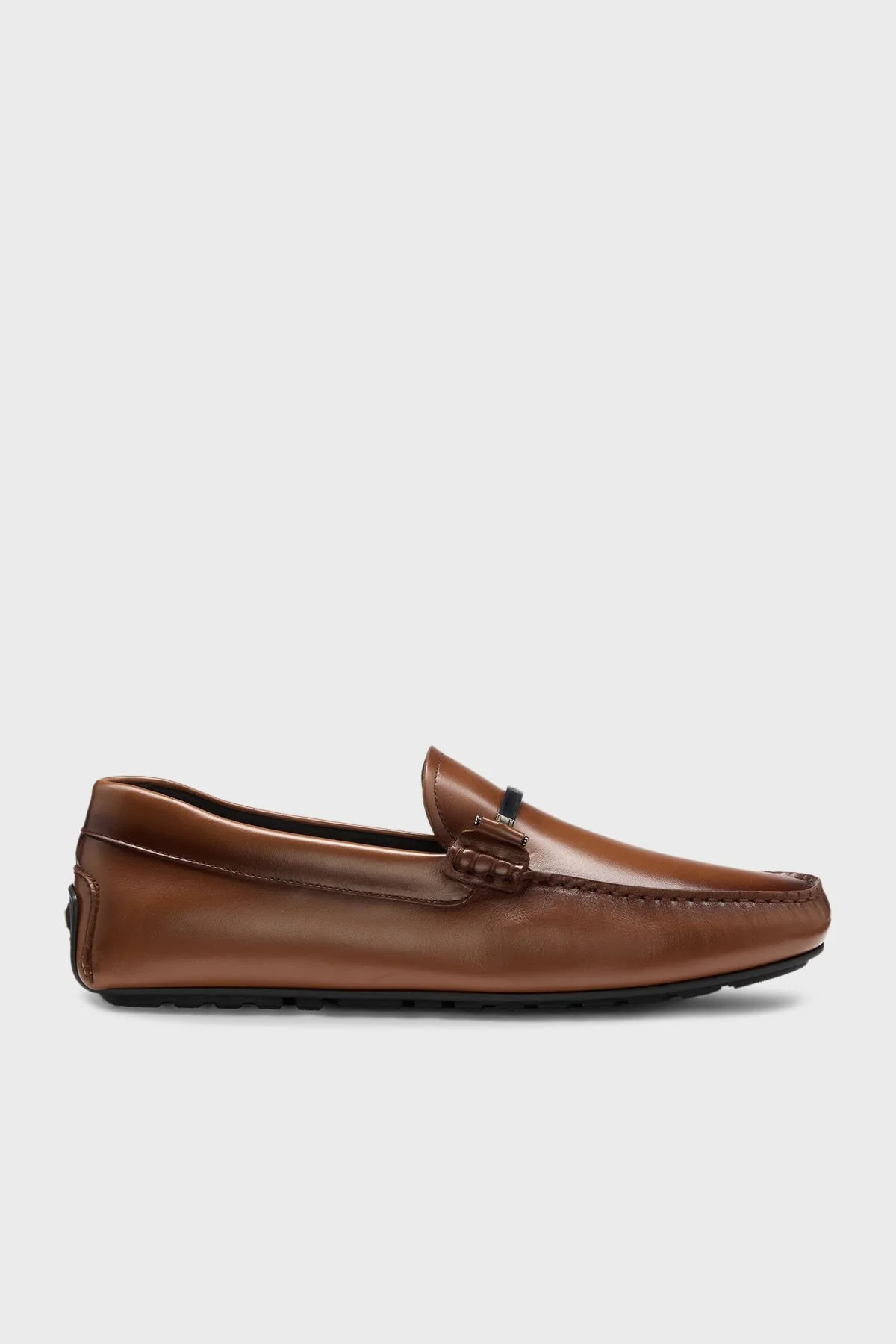 Boss Deri Aksesuar Detaylı Loafer Erkek Ayakkabı 50548100 210 KAHVE - 1