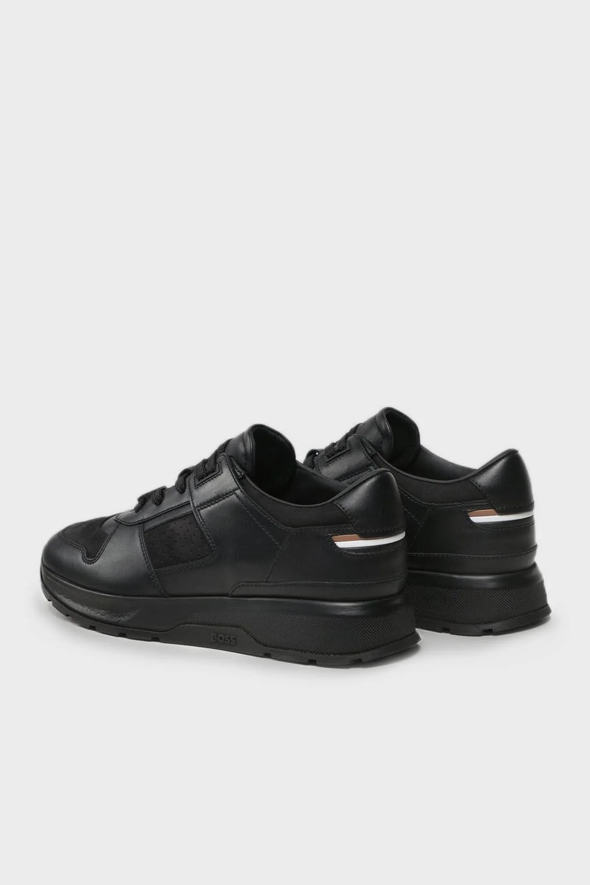 Boss Deri Günlük Sneaker Erkek Ayakkabı 50495500 001 SİYAH - 2