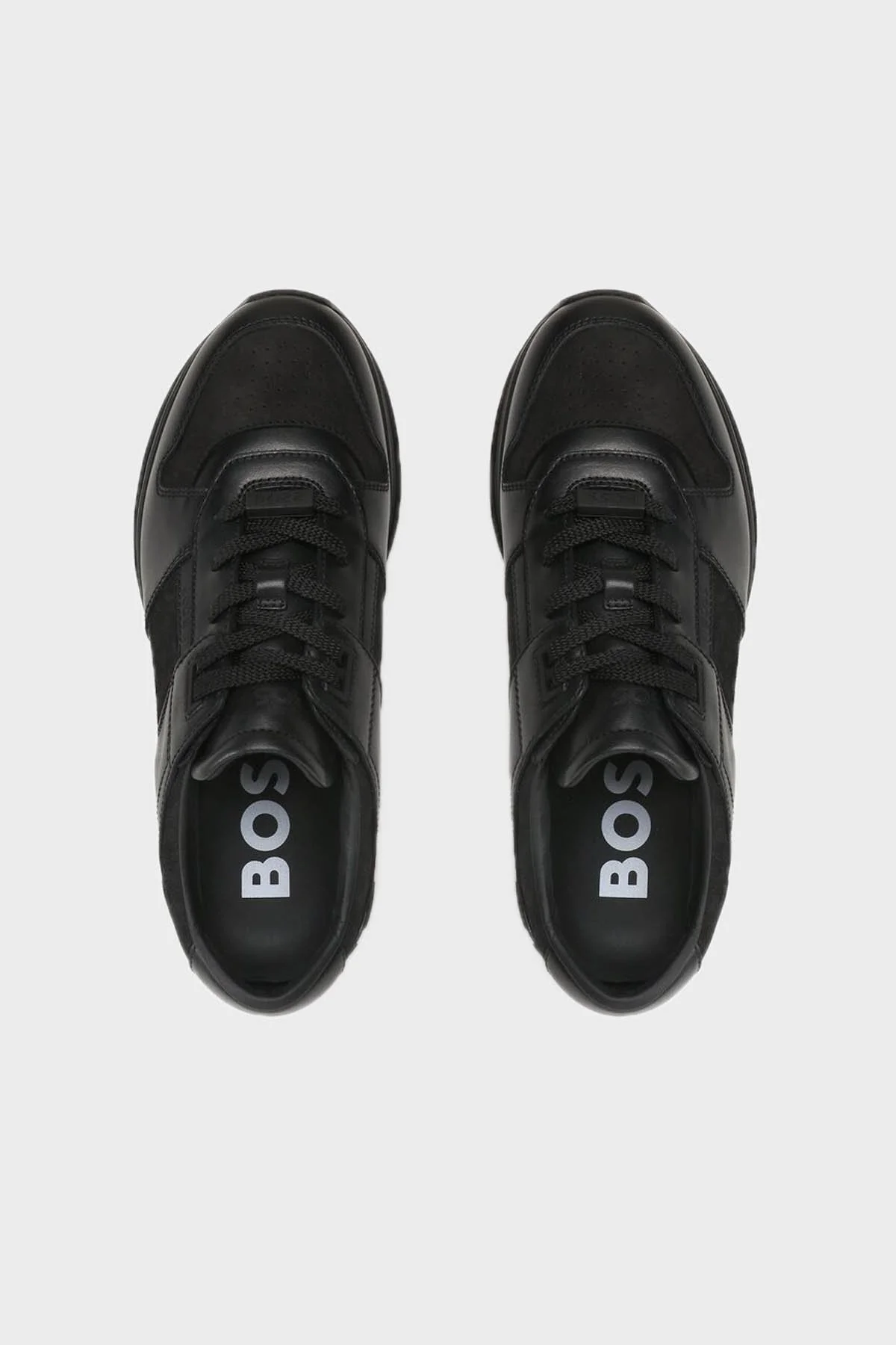 Boss Deri Günlük Sneaker Erkek Ayakkabı 50495500 001 SİYAH - 4
