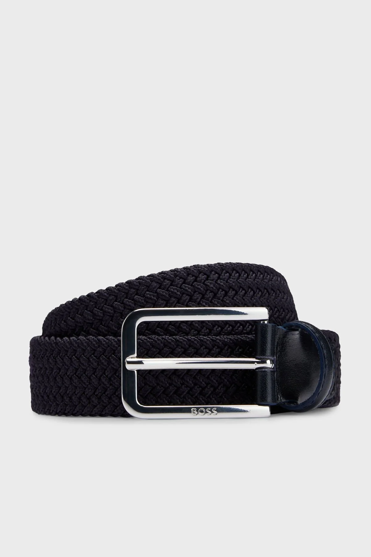 Boss Deri Kaplamalı Dokuma Erkek Kemer 50481026 410 LACİVERT - 1