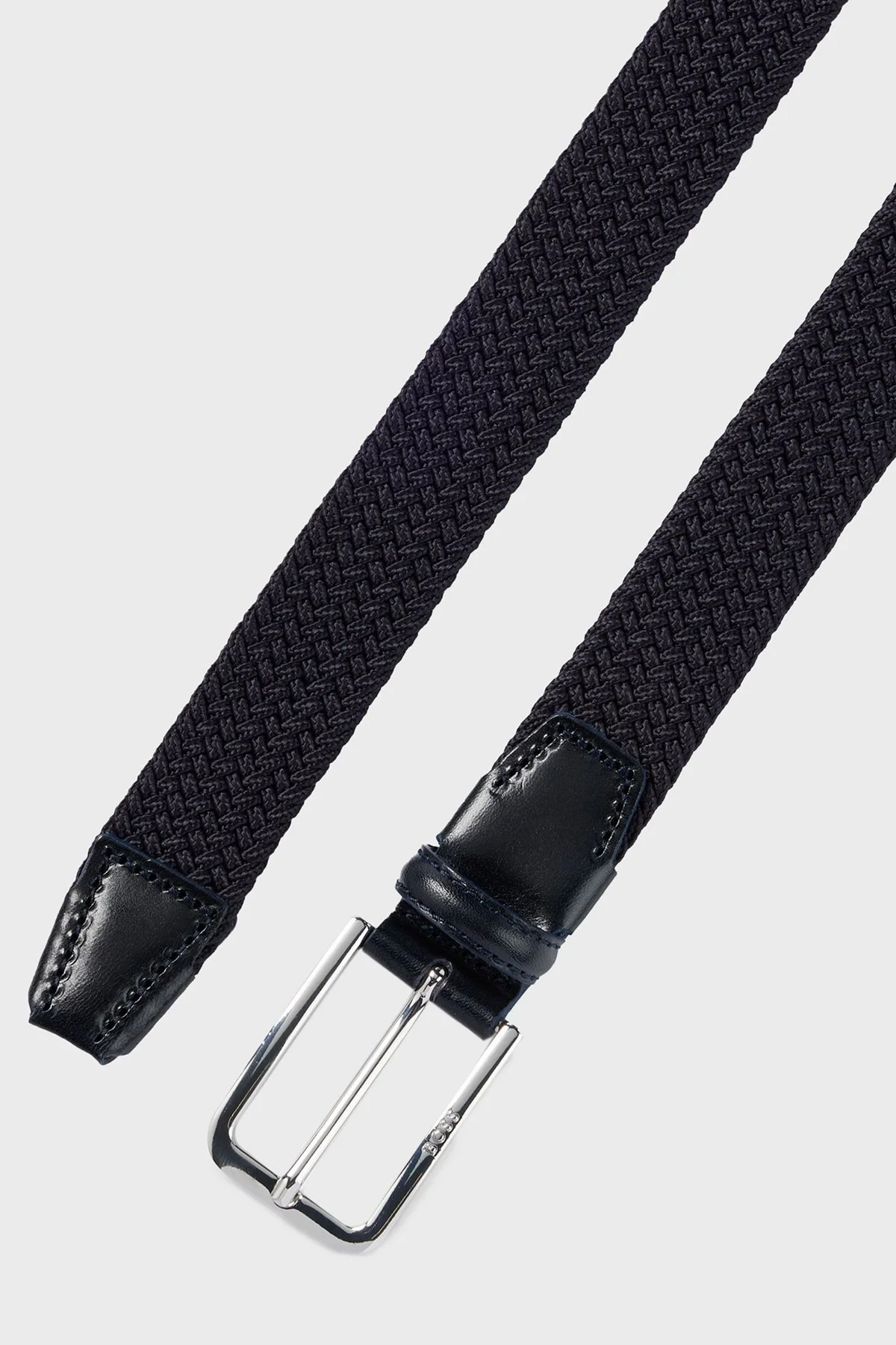 Boss Deri Kaplamalı Dokuma Erkek Kemer 50481026 410 LACİVERT - 3