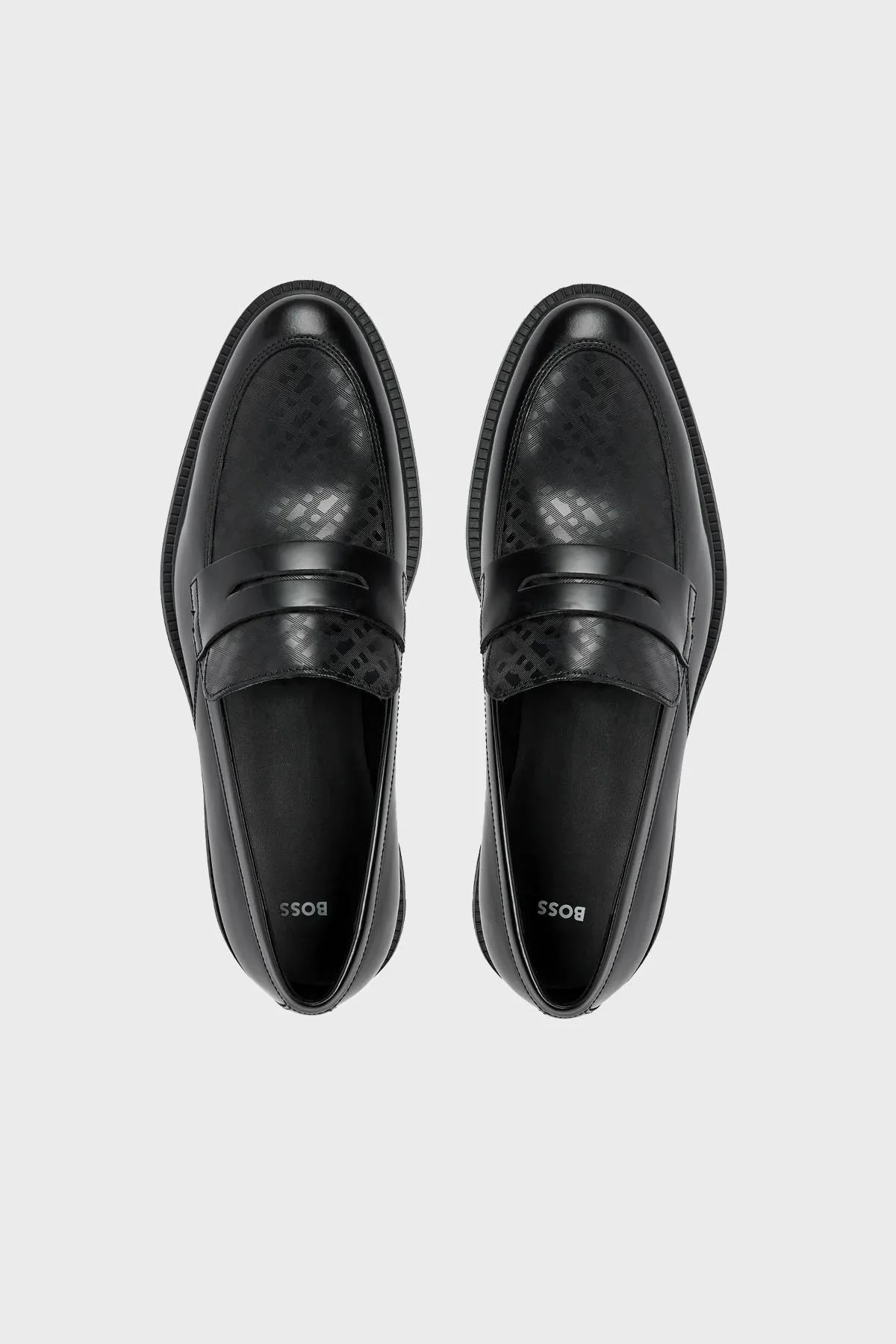 Boss Deri Loafer Erkek Ayakkabı 50523282 001 SİYAH - 4