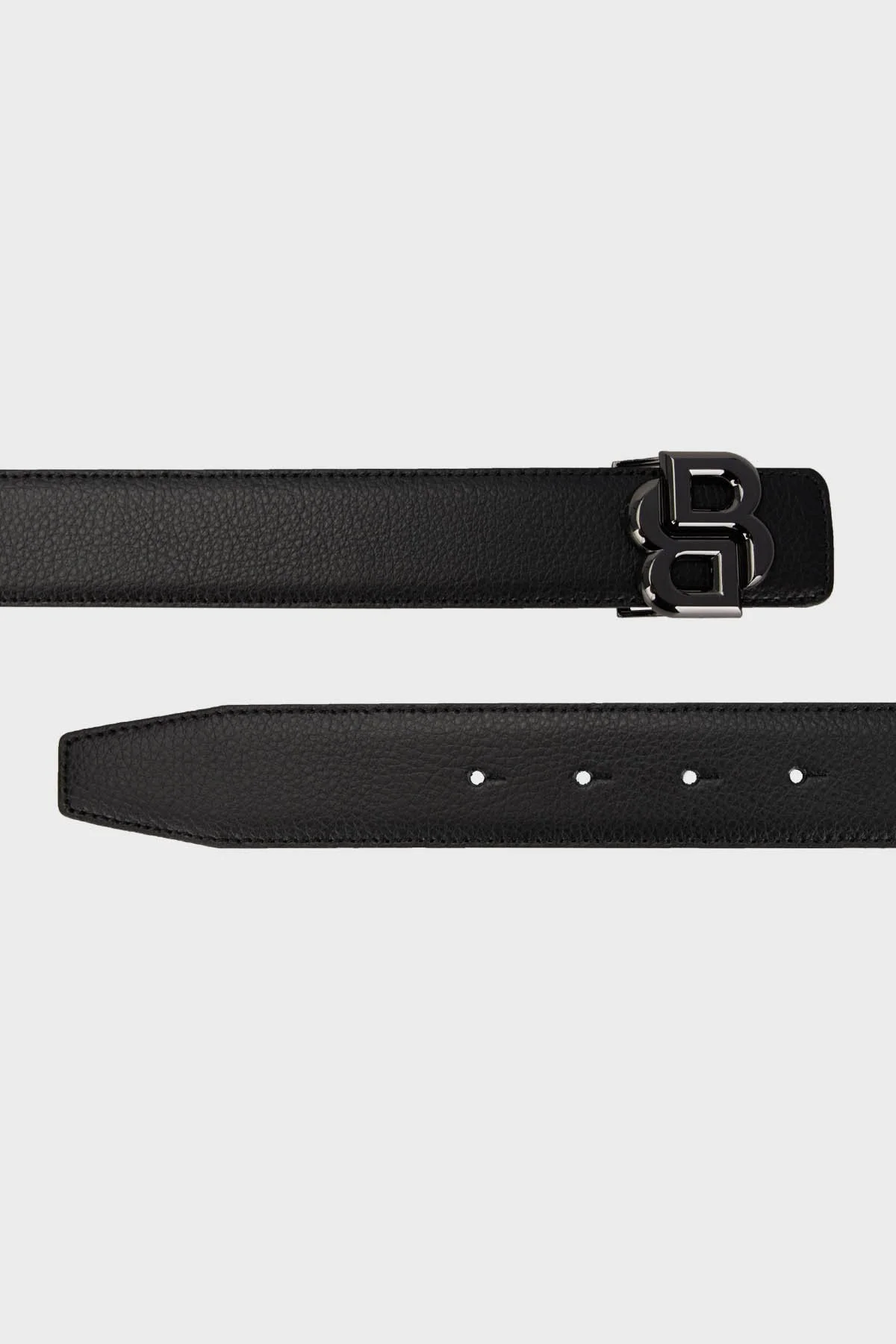 Boss Deri Logolu Erkek Kemer 50529609 001 SİYAH - 2