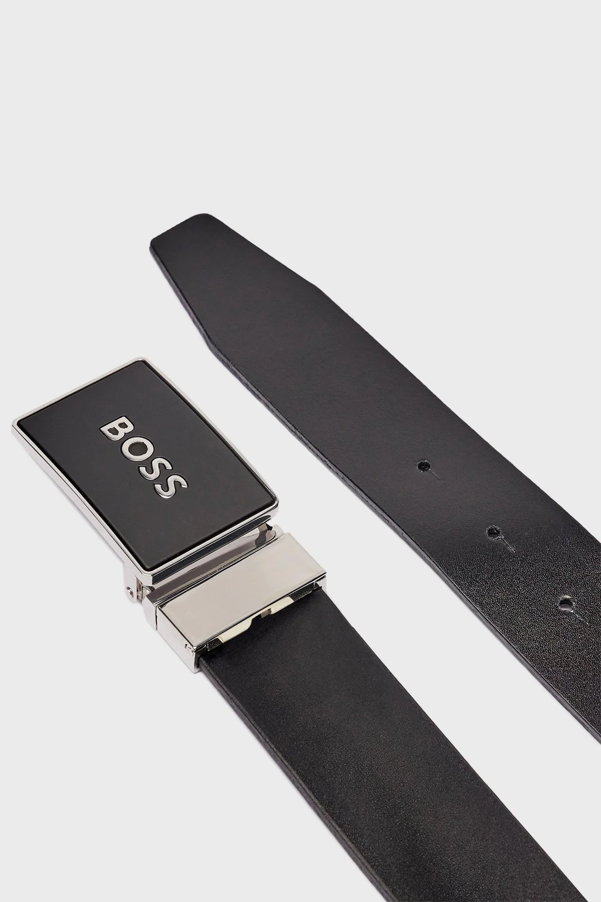 Boss Deri Logolu Erkek Kemer 50529690 001 SİYAH - 8