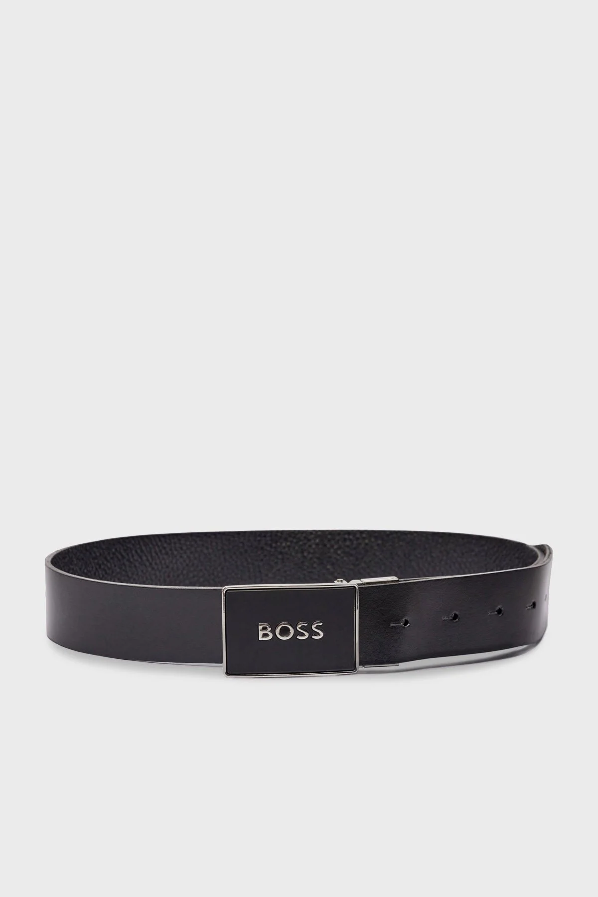 Boss Deri Logolu Erkek Kemer 50529690 001 SİYAH - 1