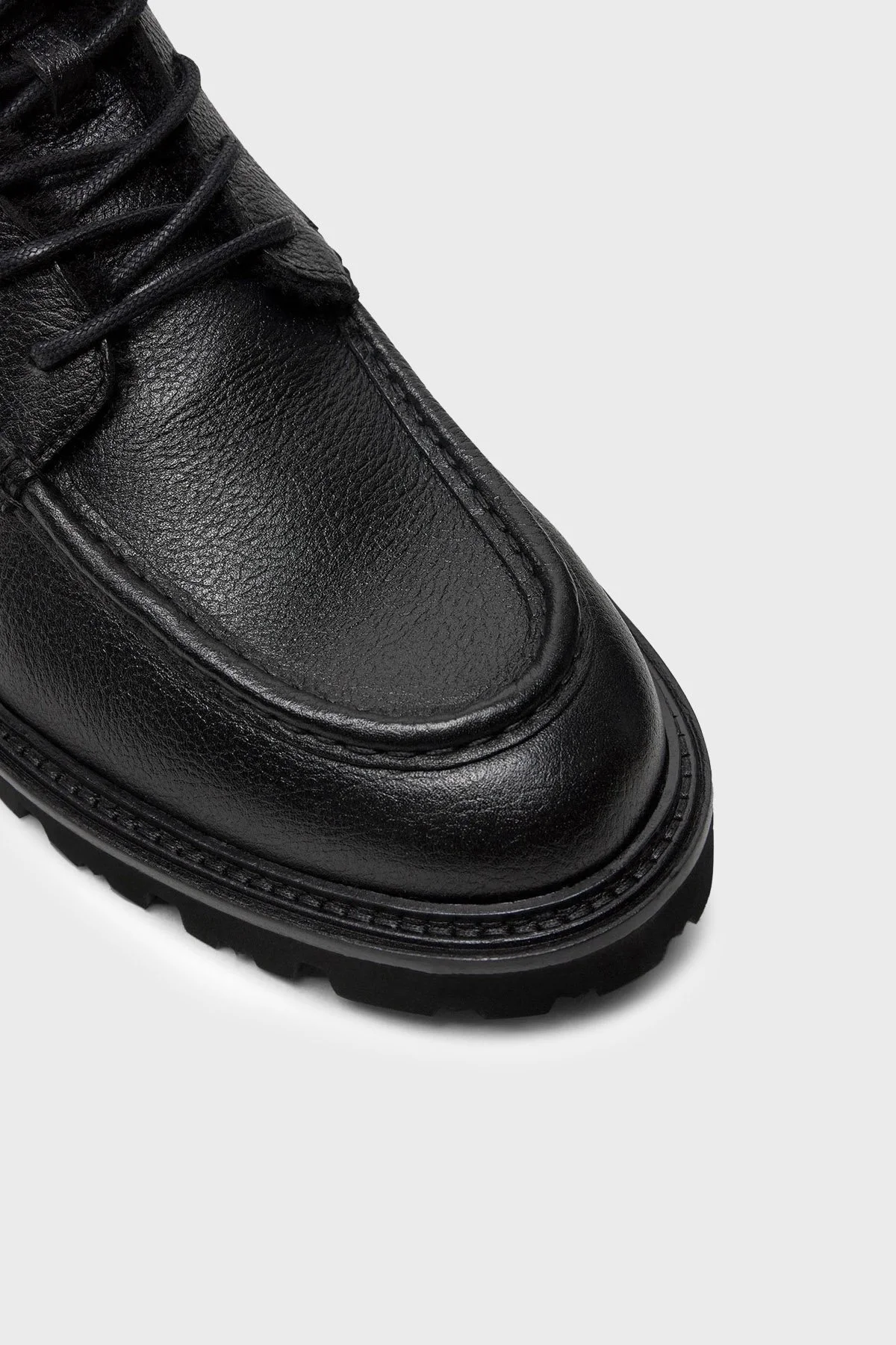 Boss Deri Logolu Fermuarlı Hafif Dolgulu Erkek Bot 50523902 001 SİYAH - 6