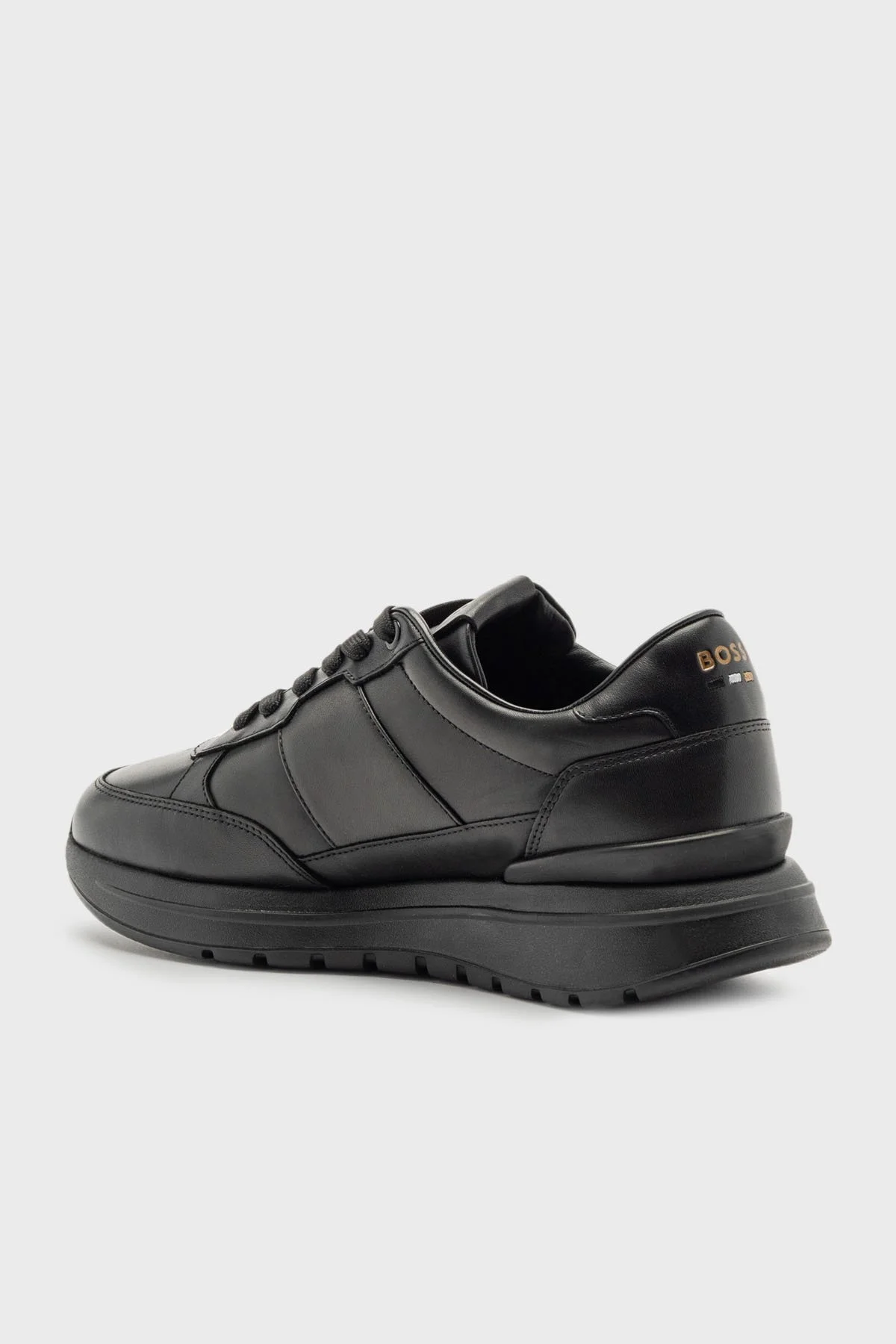 Boss Deri Logolu Sneaker Erkek Ayakkabı 50529502 005 SİYAH - 2