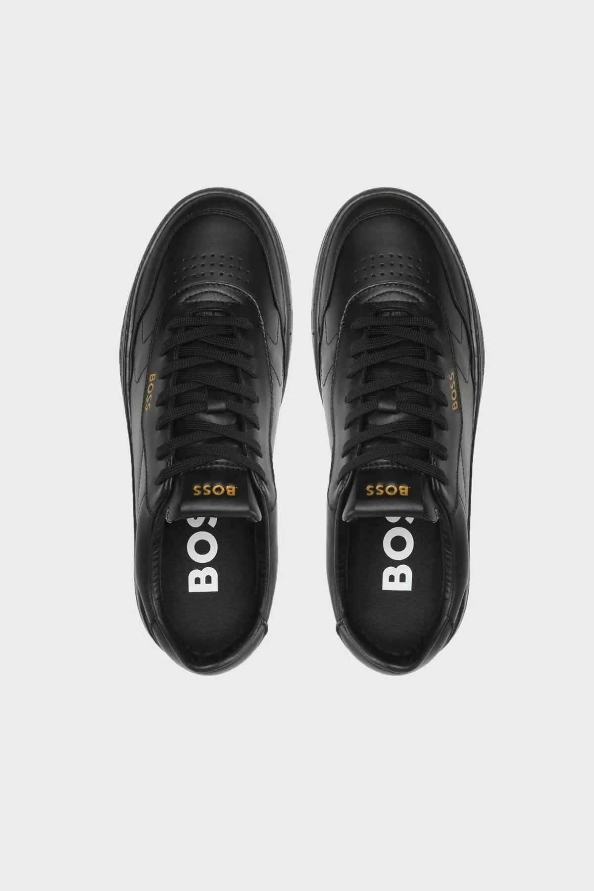 Boss Deri Sneaker Erkek Ayakkabı 50502893 005 SİYAH - 5