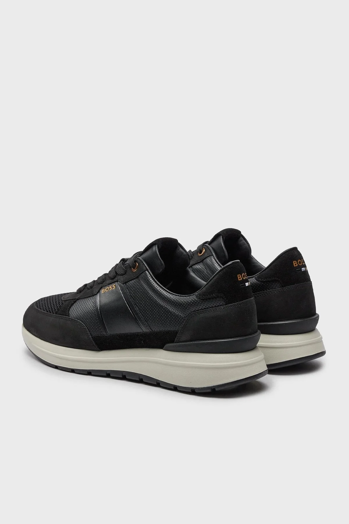 Boss Deri Sneaker Erkek Ayakkabı 50517307 001 SİYAH - 4