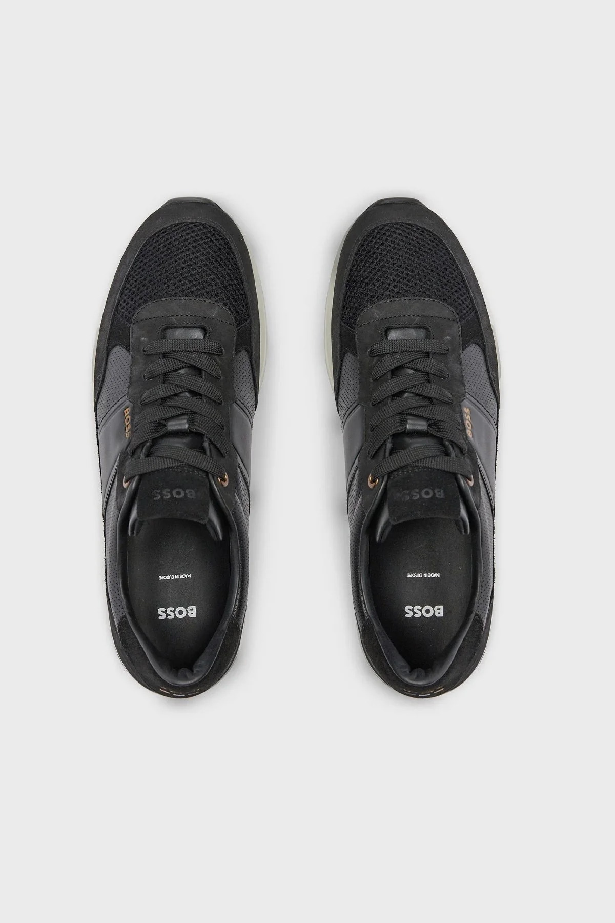 Boss Deri Sneaker Erkek Ayakkabı 50517307 001 SİYAH - 6