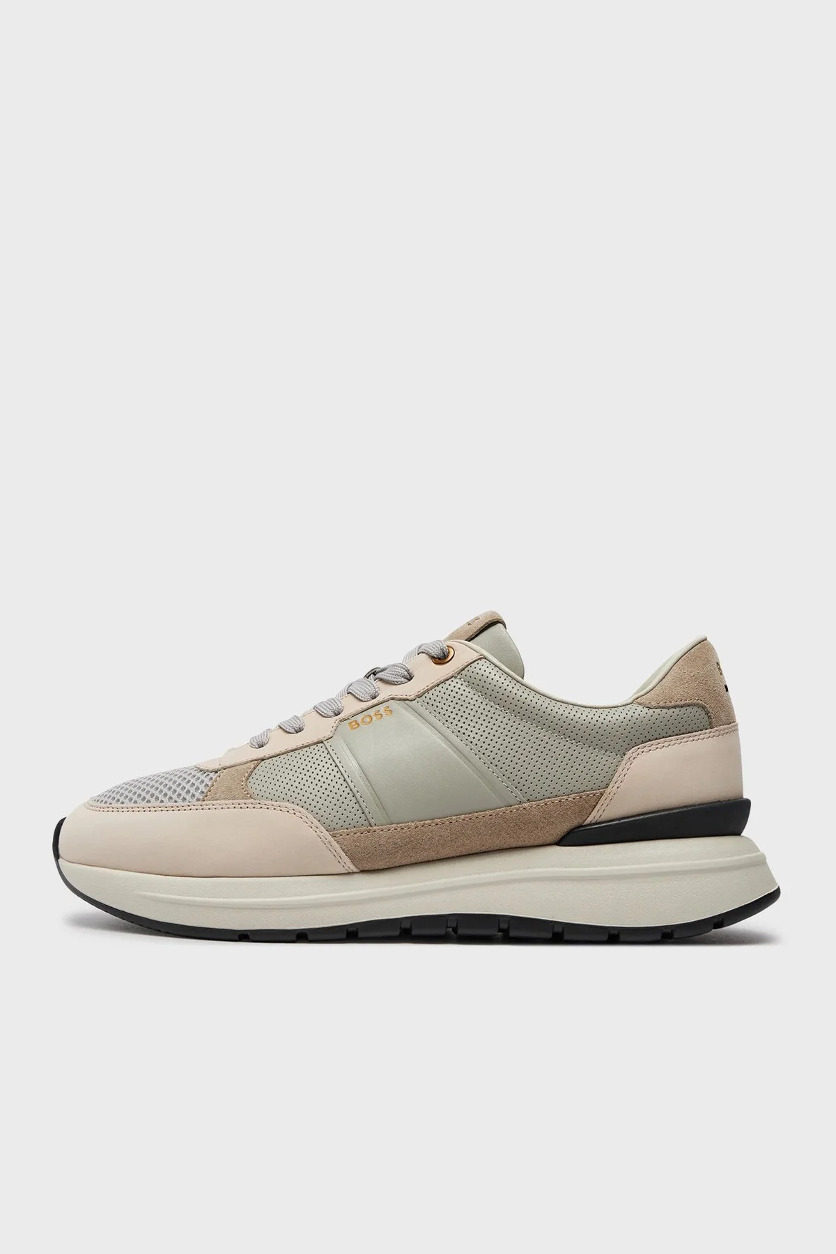 Boss Deri Sneaker Erkek Ayakkabı 50517307 060 BEJ - 3