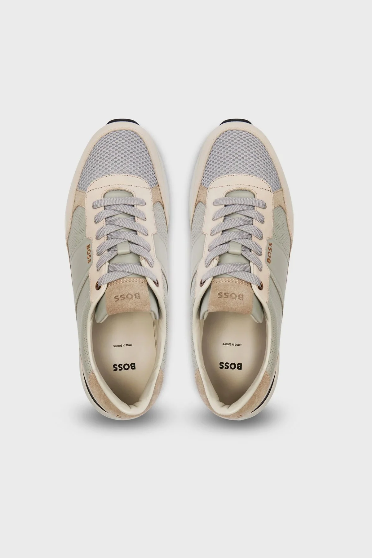 Boss Deri Sneaker Erkek Ayakkabı 50517307 060 BEJ - 5