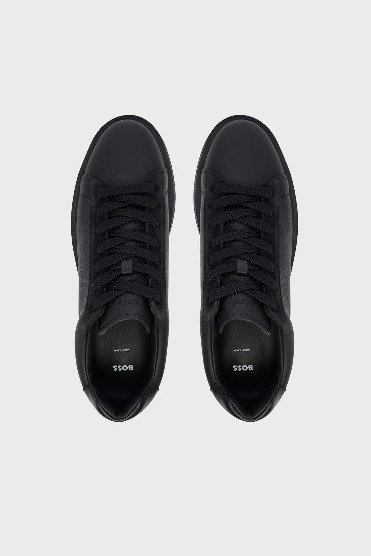 Boss Deri Sneaker Erkek Ayakkabı 50552869 005 SİYAH - 3